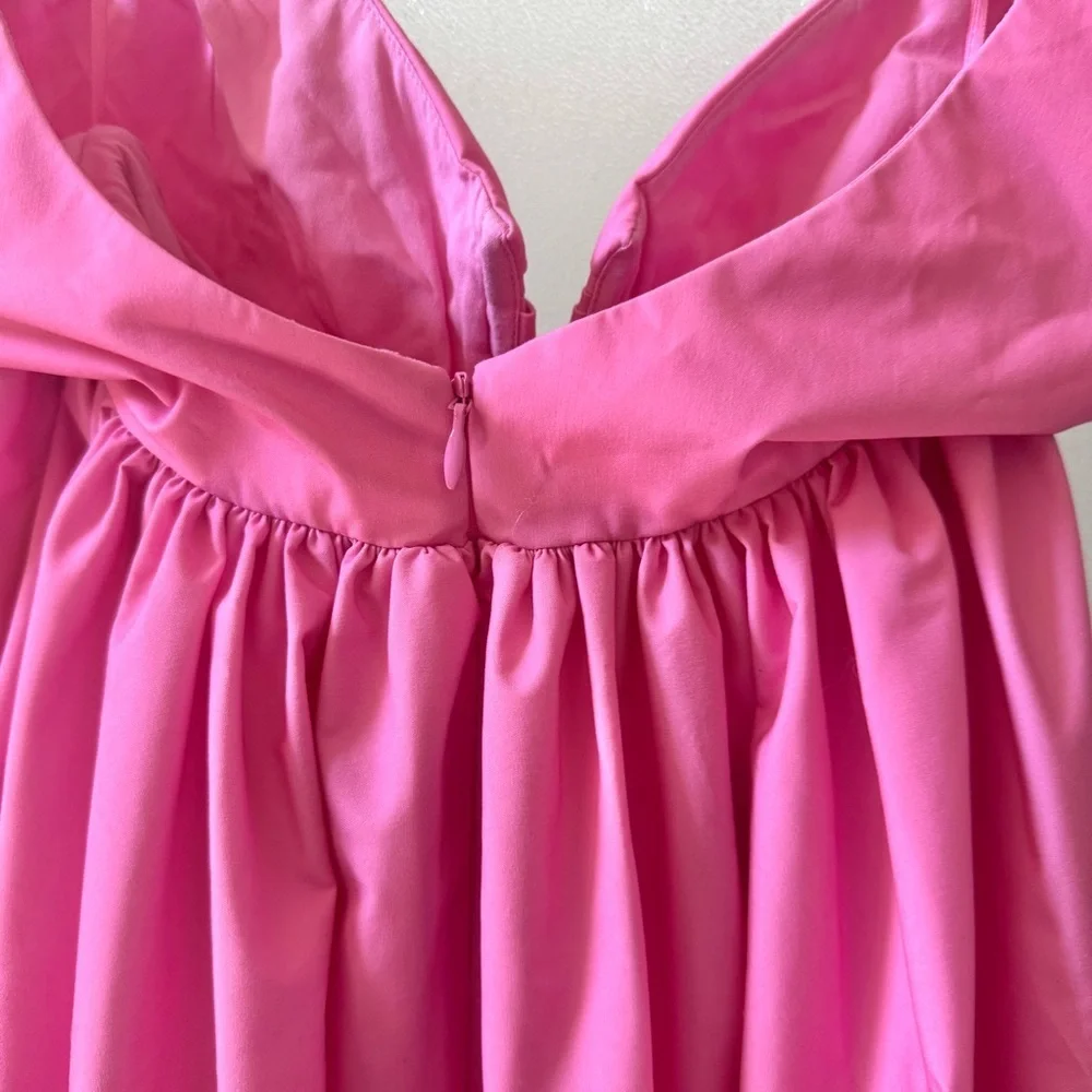 SAU LEE Nova Cutout Maxi Dress Gown in Pink Green Chartreuse Ombre Sz 2 US - Picture 6 of 10